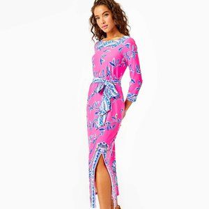 NWT Lilly Pulitzer Carabella Chillylilly Midi Dress Small
